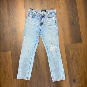 J Brand Light Blue Distressed Women’s Jeans Straight leg Size 27